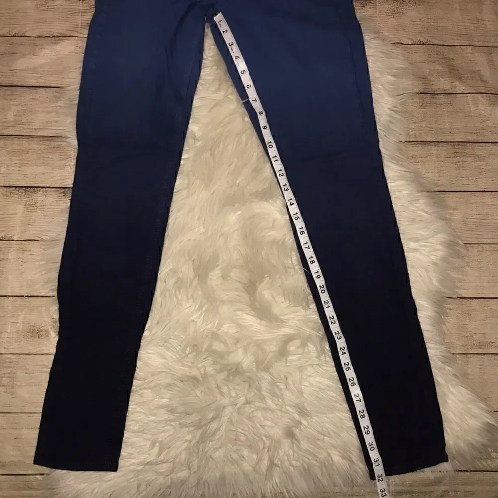Madewell Skinny Skinny Blue Ombré Denim Jeans